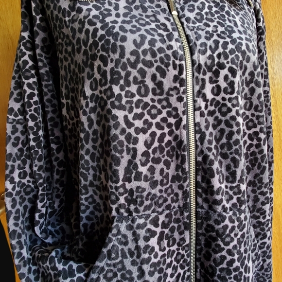 Vintage Style & Co Sport soft Jacket, Grey & Black - Picture 2 of 7